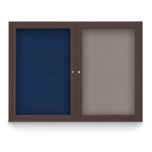 Corkboard, Buff/Black, 36" x 36"